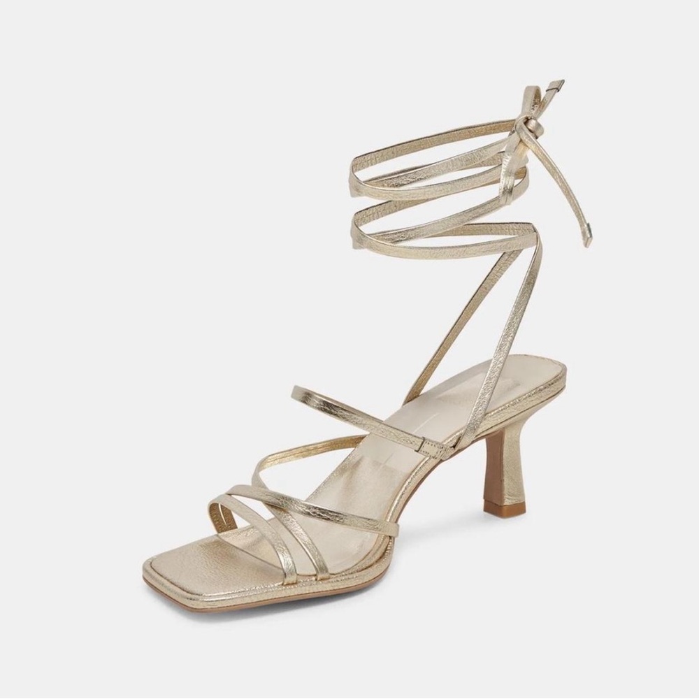 dolce vita gold heels